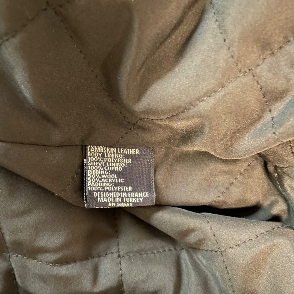 Vintage Men’s Leather Bomber Jacket - Picture 8 of 13